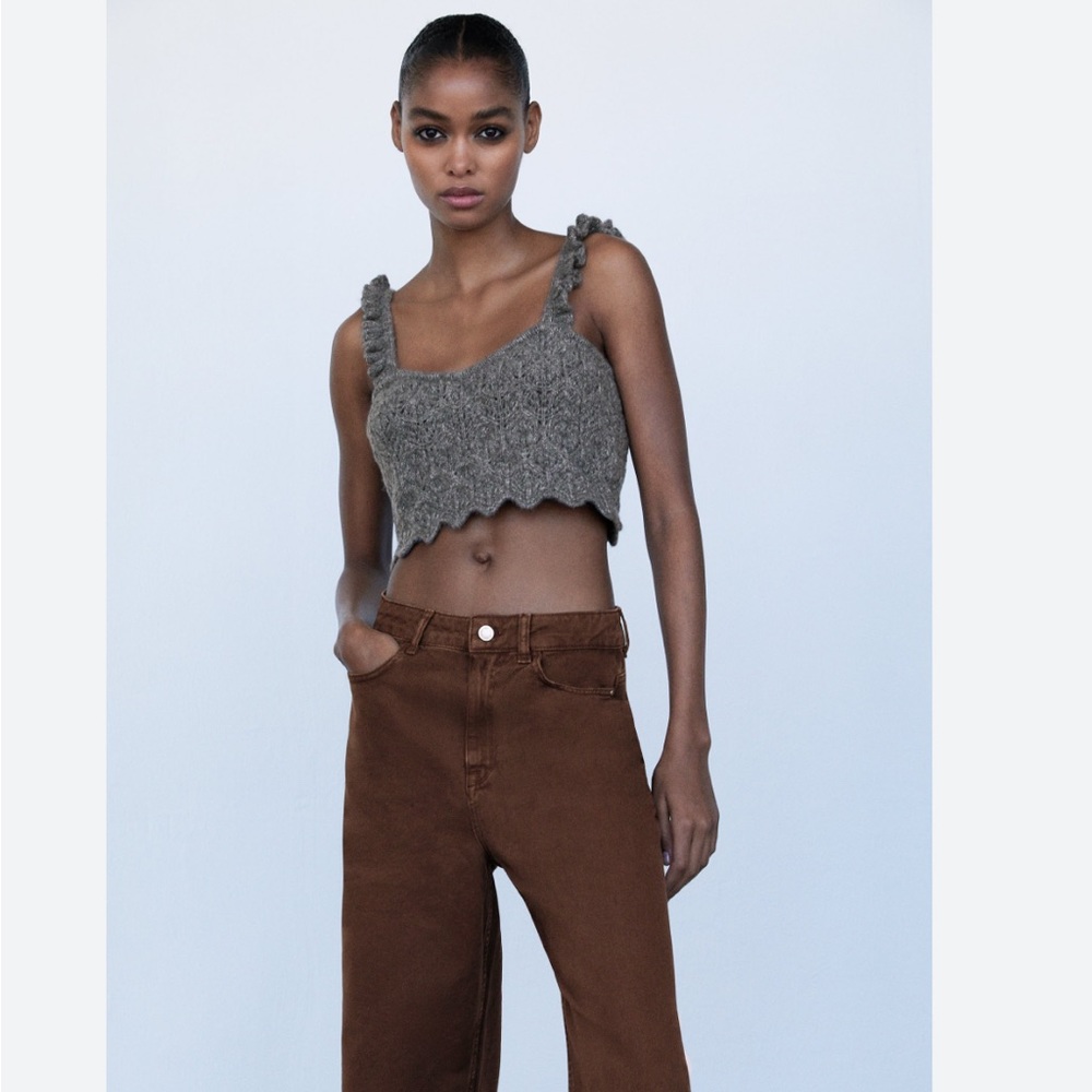 ZARA / Sweater tank - S